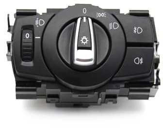 Compatibile con B&M&W Serie 1 3 X1 per E87 E82 E90 E91 E92 E93 E84 Faro Dell'auto Interruttore Pulsante Faro Interruttore Controllo fari Auto (Color : 4)