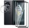 QZJinch 2+2 Piezas,Protector Pantalla para OnePlus 12R,3D Cobertura Completa,Ultra Transparente,Antiarañazos, Antihuellas,Sin Burbujas, Dureza 9H