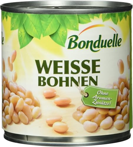 Bonduelle Weiße Bohnen, 400g, Abtropfgewicht 250g (Packung mit 6)