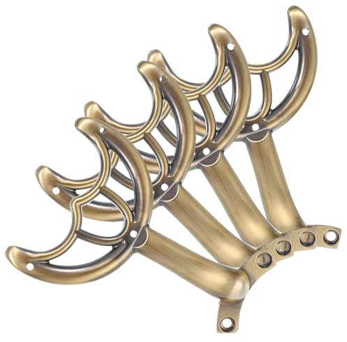 PATIKIL Ceiling Fan Blades Arms Replacement, 4 Pcs 52 Fan Blade Replacement Parts Mounting Bracket Kit for Replacing the Worn Fan Blades, Bronze