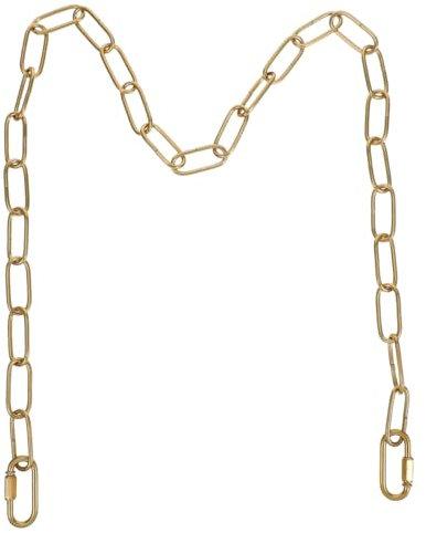 UKCOCO Hängelampen Kette Aus Eisen Mit Sicherungsverschlüssen Robuste Verlängerungskette 0,9m Für Pendelleuchten Laternen Und Kronleuchterbeleuchtung Innen Und Außen Einsetzbar