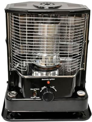 Bilake Estufa de parafina | Estufa de Queroseno | Estufa de Combustible líquido con depósito de 4,2 litros | Estufa de Mecha 2900W