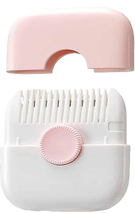 Tondeuse à Cheveux Fourchus, Coupe Fourche Cheveux, Coupe Fourche, Coupe-Peigne à Cheveux Peignes, Mini Coupe-Cheveux Peigne, Tondeuse à Cheveux 2 En 1, Pointes Fourchues Peigne (Rose)