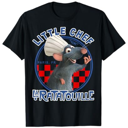 T-shirt graphique Disney Pixar Ratatouille Remy Little Chef T-Shirt