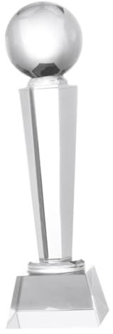Abaodam Calcio Cristallo Coppa Decorativa per Cerimonie di Premiazione Design Creativo E Chic Dimensioni Pratiche per Scuole E Eventi Sportivi