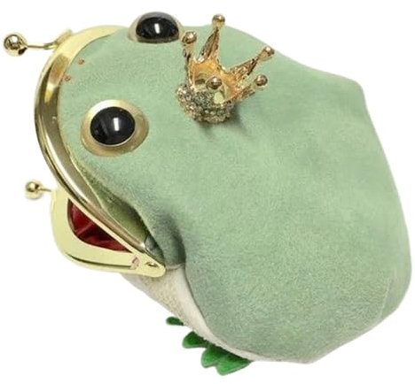 Frosch Elven Geldbörse, modische Frosch-Geldbörse, niedlich, modisch, Cosplay, Anime, Mini-Tasche, kompakt, langfristige Nutzung, 12,7 x 10 cm, für Erwachsene und Kinder, mehrfarbig, Refer to