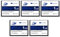 Dogfish 5 Pack 1Go Compact Flash Card Carte Mémoire CF Type I Haute Performance FAT16 pour Équipements Industriels et Appareils Photo Numériques Anciens