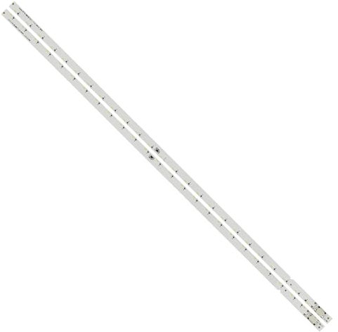 EUETVEXERK Bande de rétroéclairage LED compatible for Samsung UE43 UN43 UE43K5100 UN43K5300 UN43k5100 Louvre 43 RL BN96-9723A 9722A V6LF_430SFB 430SFA_LED25 Bande lumineuse TV(One Size,No aluminum sh