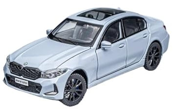 Für BMW 320i 1:32 DIE 3 G20 2023 Micro Legierung Druckguss Modell Sound Und Licht Fahrzeug(Gray)