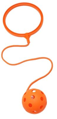 RNXRZANK Balle de Saut à La Cheville, Corde à Sauter, équipement de Jeu, Jouet D'équilibre et de Fitness En Matériau Renforcé, Convient Aux Enfants et Aux, Orange