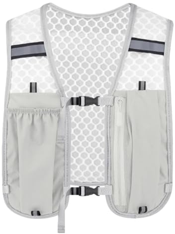 GWAWG Running Vest, Unisex Vest with Phone Holder Storage Adjustable, for Running Cycling Hiking Trailrunning Marathon