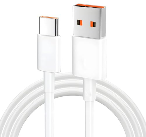 120W Turbo Charging USB C Charger Cable for Mi 14 13 Lite/13/13 Pro -1pcs | Cable Type C, 6A Charging for 12T/12 12X/11T 10T, Note 11 Pro+ 5G/11 Pro/10 9 Pro,Poco F4/X4 Pro, Câble USB C Charge Rapide