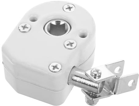 Markisen Schneckengetriebe Antriebsschneckenräder aus Aluminiumlegierung | Ersatzteile für Außenmarkisen, Zubehör für Markisenmontage, Weiß, Wetterfest, Klappbar