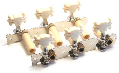 Dixon SKG 350 Mechaniken Konzertgitarre chrome Satz (Gitarrenmechaniken)