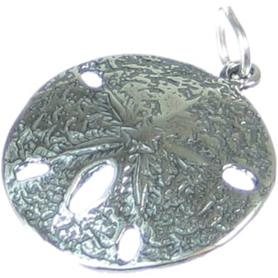 Sand Dollar Sterling Silber Charm 925 x 1 Snapper oder Sea Cookie Keks
