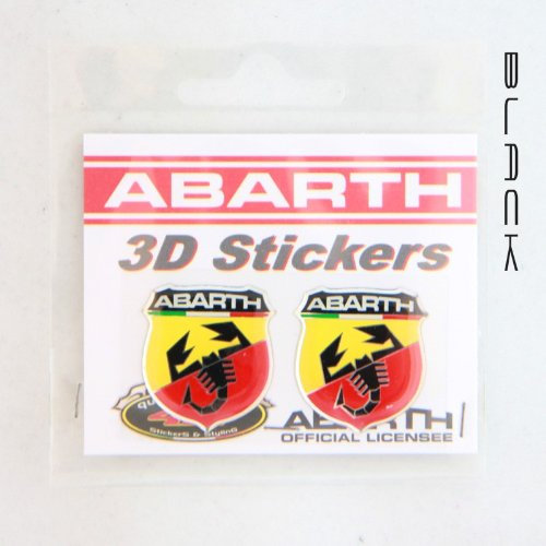 Adesivi 3D Logo Abarth piccolo cod. 21531