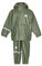 Celavi Zweiteiliger Regenanzug in Vielen Farben Pantaloni Impermeabili, Verde (Grün (Army), 110 cm Bambino