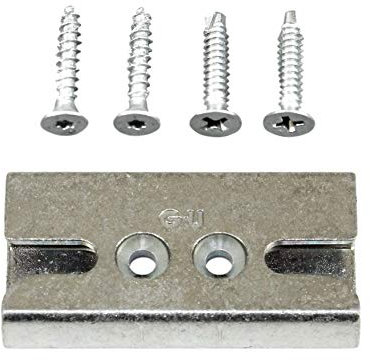 GU Schließblech Schliessplatte 9-42655-30 oder 9.42655.30 oder auch 9 42655 30 1549 (9-42655-30-0-1) incl. SN-TEC Montagematerial