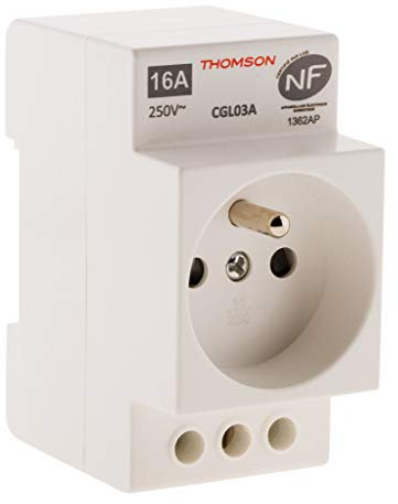 Thomson Prise modulaire simple NF 16A 2P+T