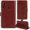 Lankashi Premium Retro Business Flip Book Stand Brieftasche Leder Tasche Schütz Hülle Handy Telefon Case Für Energizer Ultimate U710S 7.12 Abdeckung Wallet Cover Etui Holder (Braun)