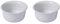 Pyrex Supreme Kitchen Ceramic Ramekin Easy Wash 9cm White (Pack of 2)