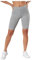 Nike Womens Sportswear Essential Bike Shorts, Dark Grey Heather/White, L