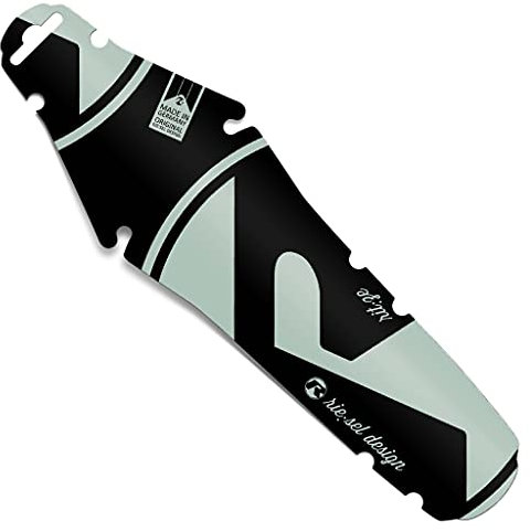 Riesel Design® - rit:ze - Mudguard für den Sattel/Rennrad Schutzblech hinten - einfach installierbares Fahrrad Schutzblech/Hinterrad Steckschutzblech in modernen Designs & für Jede Radgröße - sage