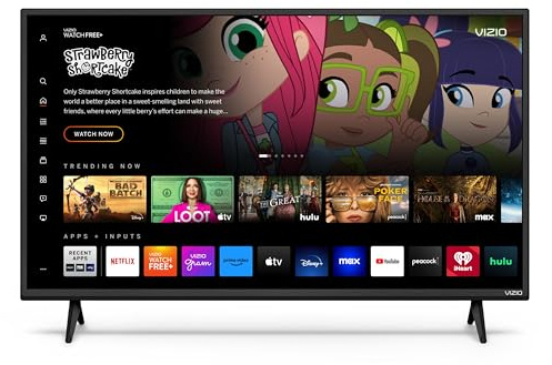 Vizio D-Series D40f-J09 Série D Full HD 1080p Smart TV avec Apple AirPlay et Chromecast intégrés, Miroir d'écran pour deuxième écrans et Plus de 150 chaînes de Streaming gratuites