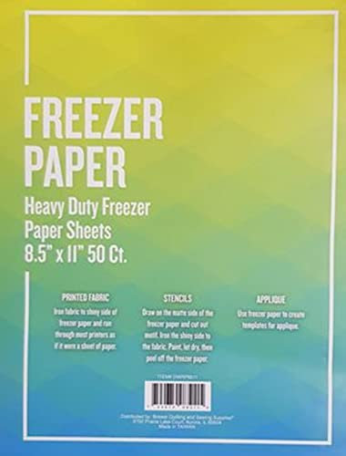Freezer Paper Sheets, 8.5in x 11in, 50ct