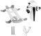 VR Storage Stand Bracket for PS VR2,VR Headset & Controllers Holder Display Station with Charging Cable,Settled on The 𝙋𝙎5 Console,VR Accessories