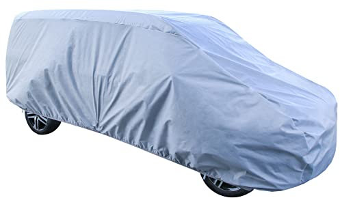 NAVA GROUP, Abdeckplane Van L, Faltbare Auto Planengarage, Halbgarage Auto Winter, Wasserdicht, Autoplane, Autoabdeckung, Faltgarage Winterfest, UV-Filter, Ganzjährig, Wagenlänge: 480-510cm