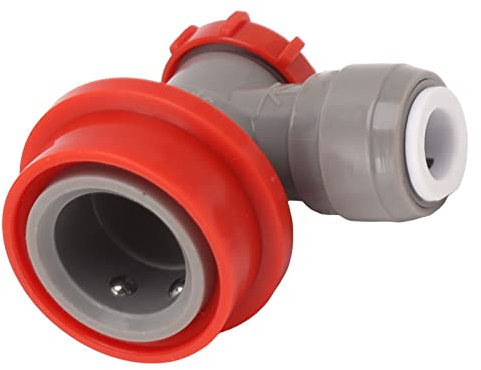 5/16 Zoll Double Tight, Push in Quick Connector Adapter Duotight Push in Fitting Ball Lock Quick Disconnect Push in Fitting Ball Lock Quick Disconnect KL20756 (Rotes Gas)