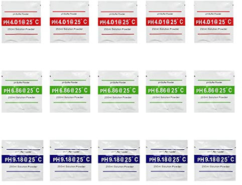 Irfora PH-Meter-Kalibrierpunkt 3 Typ PH-Pufferpulver-Set Messen Sie das Kalibrierlösungspulver für das PH-Testmessgerät