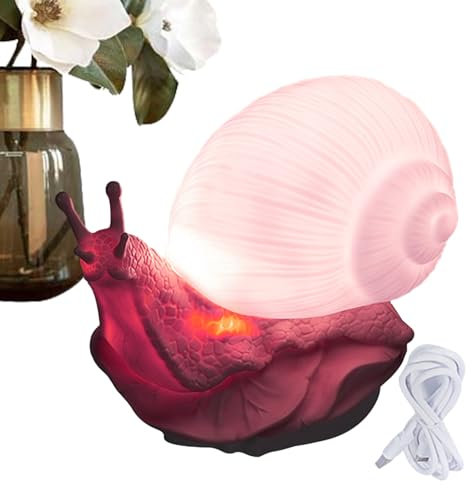 Bexdug Schneckenlampe - 24 farbwechselnde Schneckenlicht-Klassenzimmerstecker - Umgebungslicht mit Touch-Schalter, stilvolles Stimmungslicht für Wohnzimmer, Schreibtisch, Zuhause