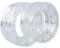 2 Stück Auto Gummi Stoßdämpfer, Universal Transparent Absorber Feder Stoßstange Rauschunterdrückung Puffer Pufferfeder Stoßfänger Kissen Autozubehör(B)