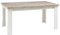 Furn.Design Esstisch in weiß Pinie und Oslo Pinie Landhaus Esszimmertisch Küchentisch 160 x 90 cm Rovola