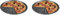 CHG 9776-46 Pizzablech, 2 Stück (d : 28 cm) (Packung mit 2)