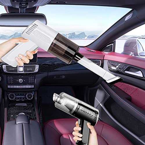 Mini Handheld Vacuum- 120W High Power Wet and Dry Handheld Car Vacuum Cleaner with Multi-Nozzles for Car, Home, Office, Pet Online Shopping Deals Of The Day of Sales Today Clearance Prime Only