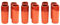 Acan Tradineur - Pack de 12 vasos de tubo de barro, 32 cl, diseño tradicional, servir licores, vino, cerveza - 17 x 6 cm