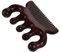 HAPINARY Massagekamm Aus Ebenholz, Kopfhautmassagebürste, Gua Sha Haarbürste, Kamm Zur Schuppenentfernung, Gua Sha Kamm, Kopfhautmassagegerät Aus Holz, Gesichtsmassagegerät Aus Holz,