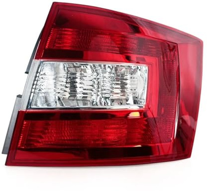 Generisch Hinten rechts Rücklicht Auto Rückleuchten Montage Rote Rücklichtabdeckung für Skoda Spaceback 2014–2019, Auto-Rücklichtwarnung für Signal-Bremsleuchte, keine Glühbirne(Red Right)