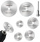 7 Pcs HSS Drill Saw Blades for Dremel Rotary Tool with Mandrel Fine Tooth Cutting Blades for Wood Plastic Metal Stone Diamond Cutting