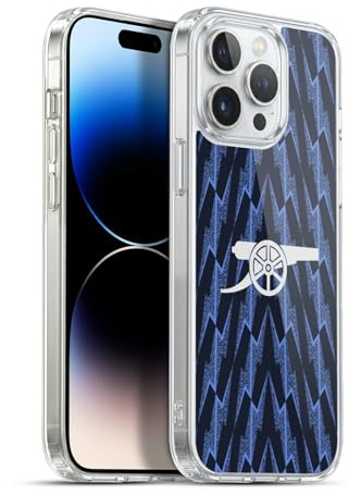 Head Case Designs Officially Licensed Arsenal FC Away 2025/26 Kit Gel Case [Military Grade Protection] Compatible with Apple iPhone 13 Pro Max and Compatible with MagSafe