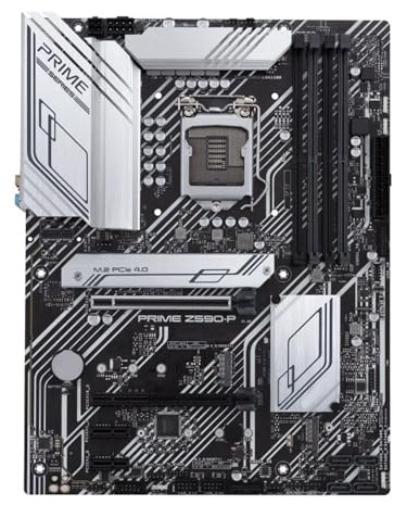 Placa Base Fit For ASUS Prime Z590-P Intel Z590 LGA1200 128GB DDR4 M.2 Compatible con Core I3-10300 I5-10600 I5-11600 I7-11700 CPU