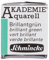 Schmincke – Akademie® Aquarell, feine Künstler-Aquarellfarben, Brillantgrün, 16 551 044, halbes Näpfchen, Aquarellmalerei, vegane Wasserfarbe