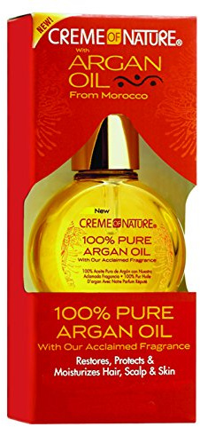 Creme of Nature 100% Pure Argan Oil Beauty Oil 29 ml or 1 oz, Yellow