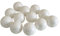 zeitzone Christbaumkugeln Schneeball Weiß 12 Stück Bruchfest Weihnachtsbaumkugeln 6cm