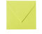 Paper24 25 Briefumschläge quadratisch 155x155 mm, 120 g/qm, Umschläge 155x155 mm in Apfelgrün