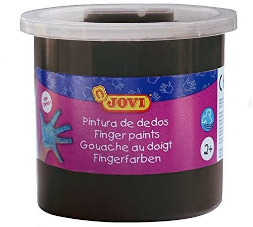Jovi 56030 - Pintura a dedos, 125 ml, color negro