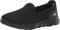 Skechers Go Walk 5, Zapatillas sin Cordones Mujer, Black Textile Trim 15901W, 36 EU